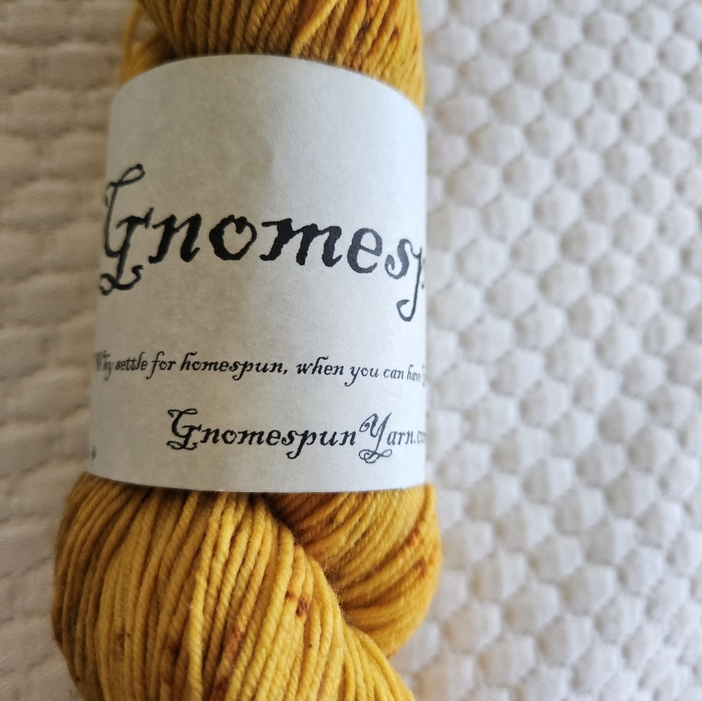 Speckled Yellow Yarn NWT